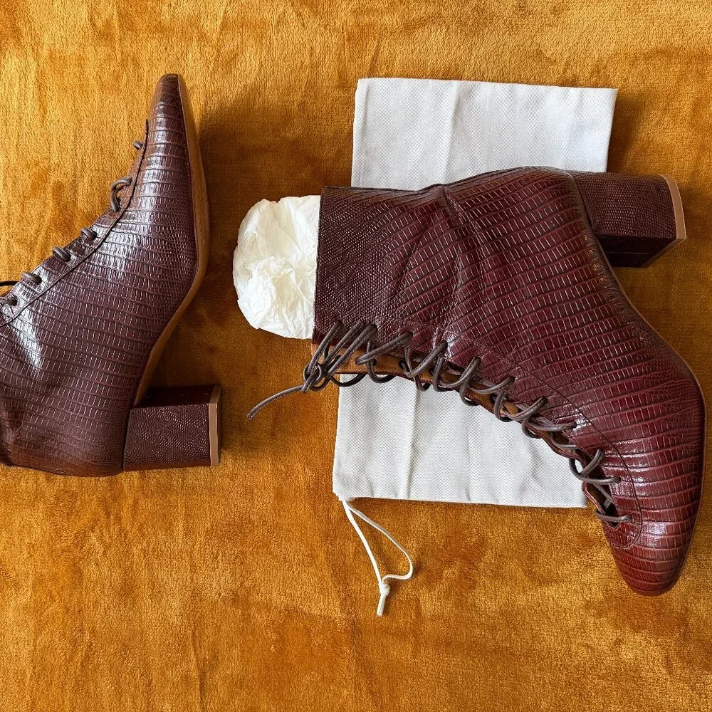 Sezane Sandy Boots  - Color: Téjus Brun Size: 42 - Picture 4 of 9